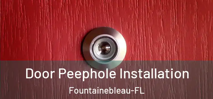  Door Peephole Installation Fountainebleau-FL