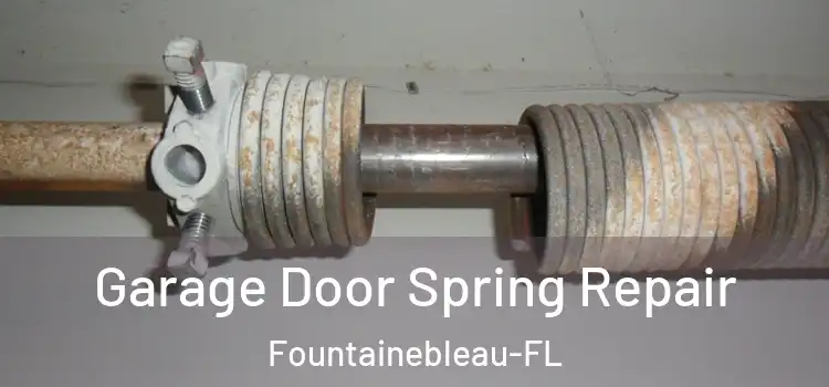 Garage Door Spring Repair Fountainebleau-FL